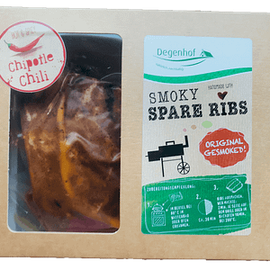 Spare Ribs Chipotle Verpackung Freigestellt