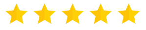 five stars rating icon golden star rating vector